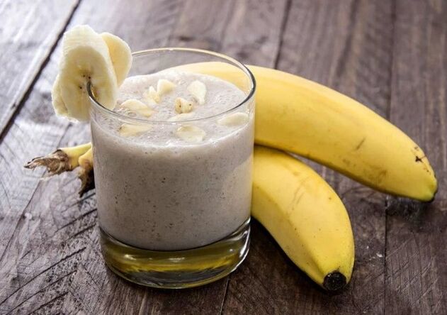 Plátano e kefir