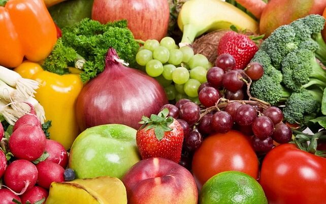 froitas e verduras para aumentar a potencia